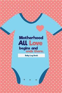 Baby Log Book Motherhood