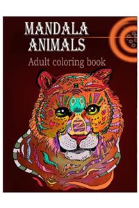 Mandala Animal Adult Coloring Book for Inspiration relaxing