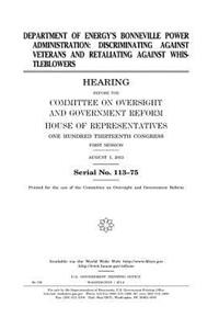 Department of Energy's Bonneville Power Administration