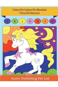 Colore Per Lettera Per Bambini