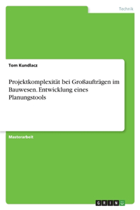 Projektkomplexität bei Großaufträgen im Bauwesen. Entwicklung eines Planungstools