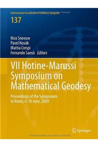 VII Hotine-Marussi Symposium on Mathematical Geodesy