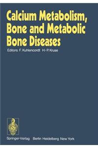 Calcium Metabolism, Bone and Metabolic Bone Diseases