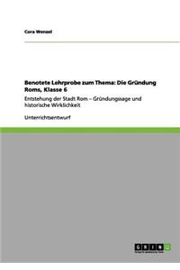 Benotete Lehrprobe zum Thema
