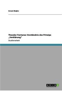 Theodor Fontanes Verständnis des Prinzips 