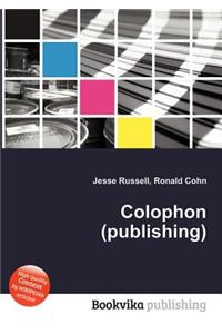 Colophon (Publishing)