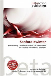 Sanford Kwinter