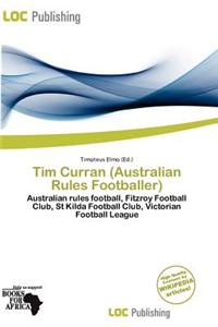 Tim Curran (Australian Rules Footballer)