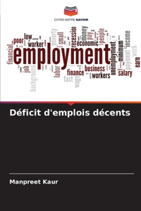 Déficit d'emplois décents