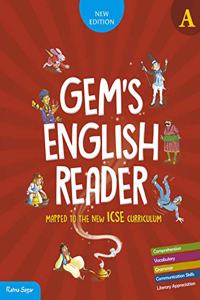Ratna Sagar ICSE Gem's English Reader Book A - English Reading Book For LKG Kids | Reading Book For Kids