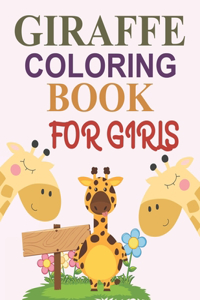 Giraffe Coloring Book For Girls