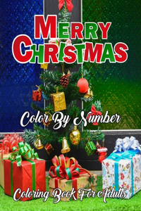 Merry Christmas Color By Number Coloring Book For Adults