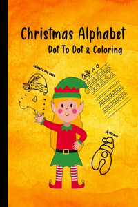 Christmas alphabet dot to dot & coloring