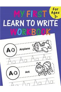 My first learn to write workbook