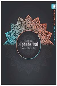 alphabetical tabbed notebook