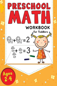 Preschool Math Workbook for Toddlers Ages 2-4