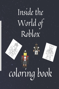 Inside the World of Roblox coloring book.