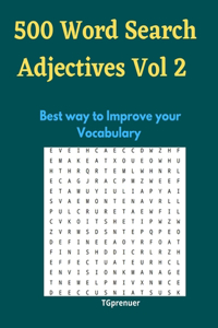 500 Word Search Adjectives Vol 2