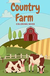 Country Farm Coloring Book