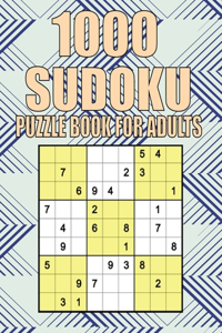 1000 Sudoku puzzle book For Adults