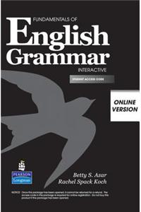 Fundamentals of English Grammar Interactive, Online Version, Student Access