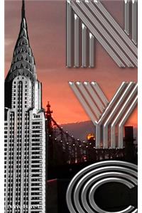 Iconic Chrysler Building New York City Sir Michael Huhn Artist Drawing Journal