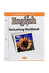 Houghton Mifflin English: Reteaching Workbook Grade 2