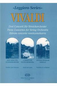 3 Concertos for String Orchestra - Rv115, Rv144, Rv161