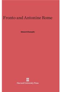 Fronto and Antonine Rome