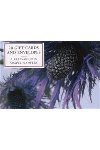 Tin Box of 20 Gift Cards and Envelopes: Simply Flowers: A Fabulous Collection of Flower Notecards and Envelopes