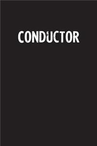 Conductor: Simple Blank Lined Notebook Journal