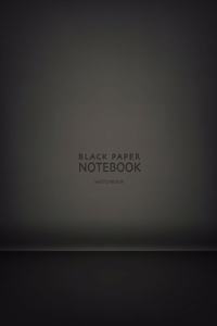 Black Paper Notebook Sketchbook