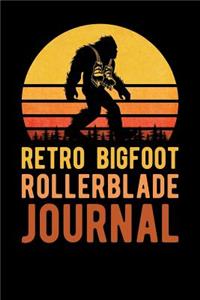 Retro Bigfoot Rollerblade Journal