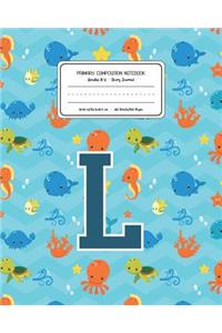 Primary Composition Notebook Grades K-2 Story Journal L
