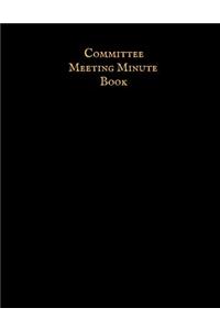 Committee Meeting Minute Book