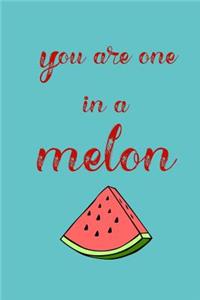 You are one in a melon