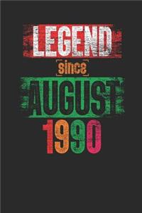 Legend Since August 1990