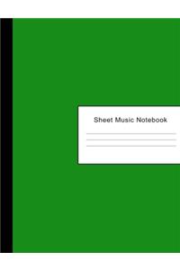 Sheet Music Notebook