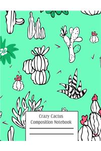 Crazy Cactus Compositon Notebook
