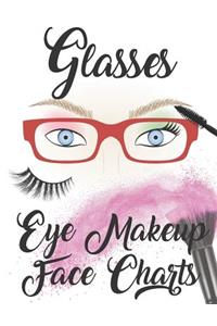Glasses Eye Makeup Face Charts