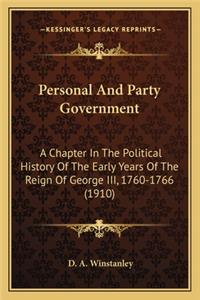 Personal And Party Government