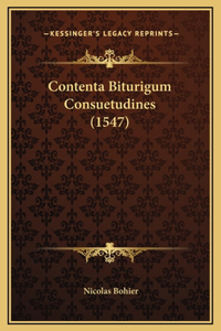 Contenta Biturigum Consuetudines (1547)