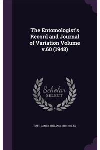 The Entomologist's Record and Journal of Variation Volume V.60 (1948)