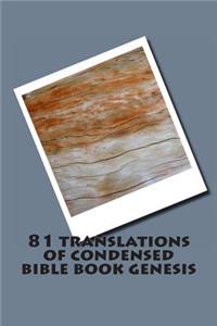 81 translations of condensed bible book genesis