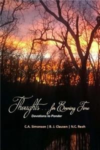 Thoughts for Evening Time