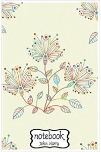 Flower Line 3 Colour Notebook