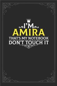 I'm Amira that's my notebook don't touch it