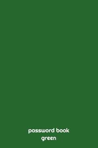 PASSWORD BOOK green
