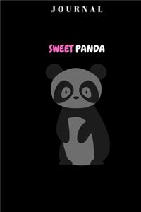 Sweet Panda Notebook: For Lovers Panda