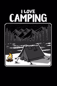 I Love Camping 120 Pages DINA5